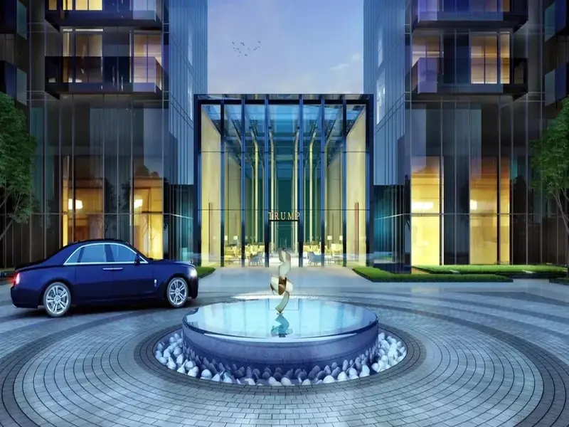 M3M Trump Tower exterior 1 — artist's impression