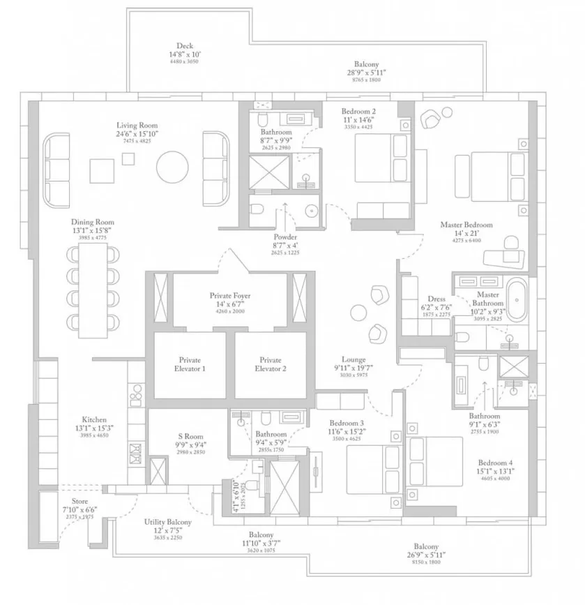 M3M Trump Tower floor plan 2