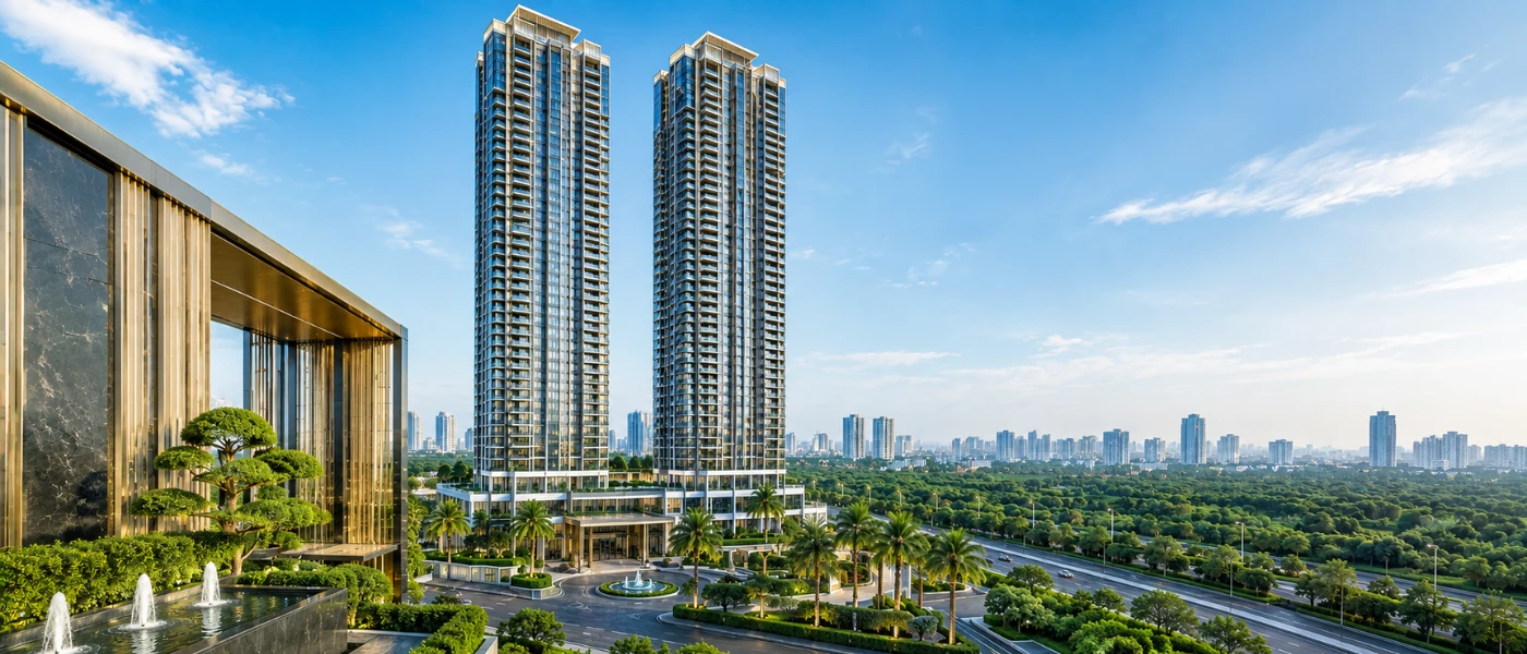 M3M Trump Towers Noida in Sector 94, near DND Flyway, Noida — artist's impression
