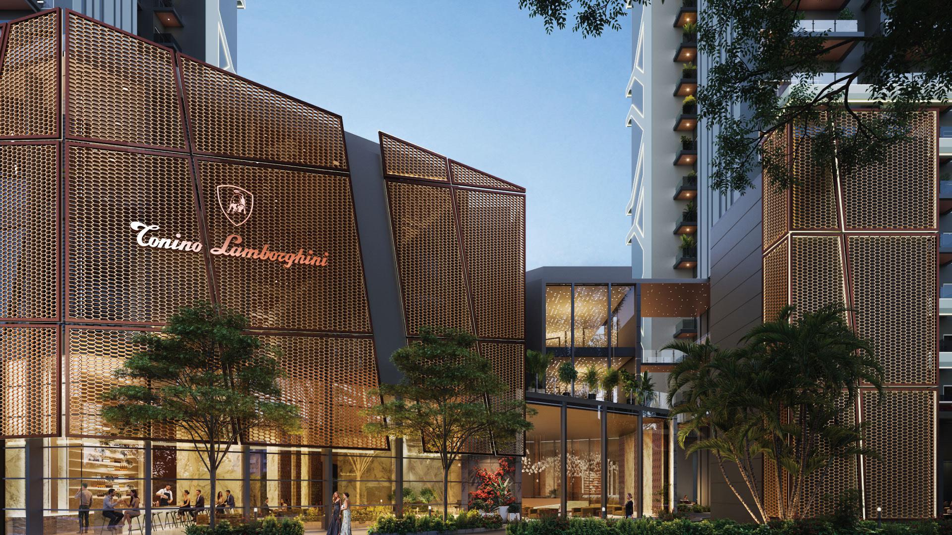 Tonino Lamborghini Residences exterior 1 — artist's impression