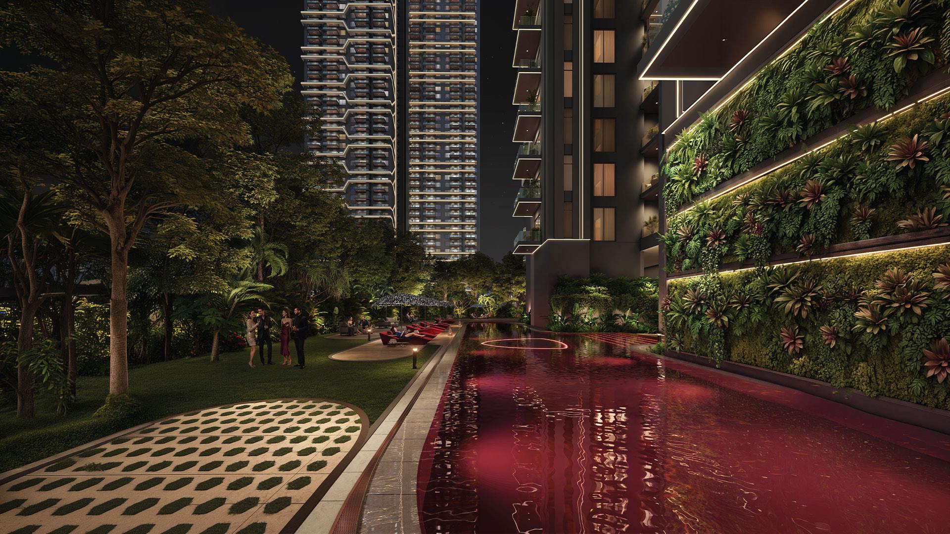 Tonino Lamborghini Residences render 3 — artist's impression
