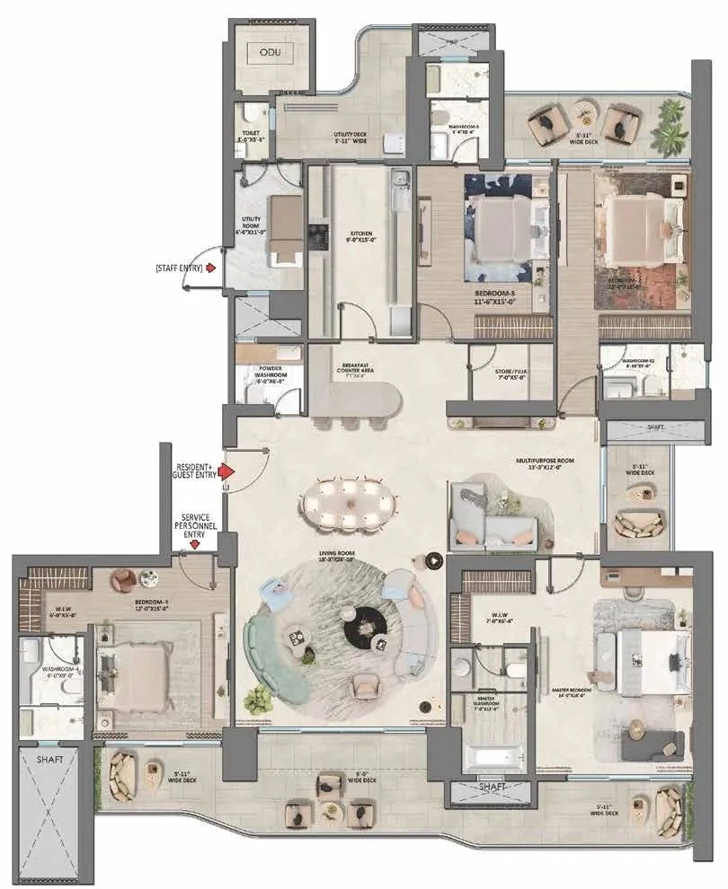 Westin Residences Gurugram floor plan 5